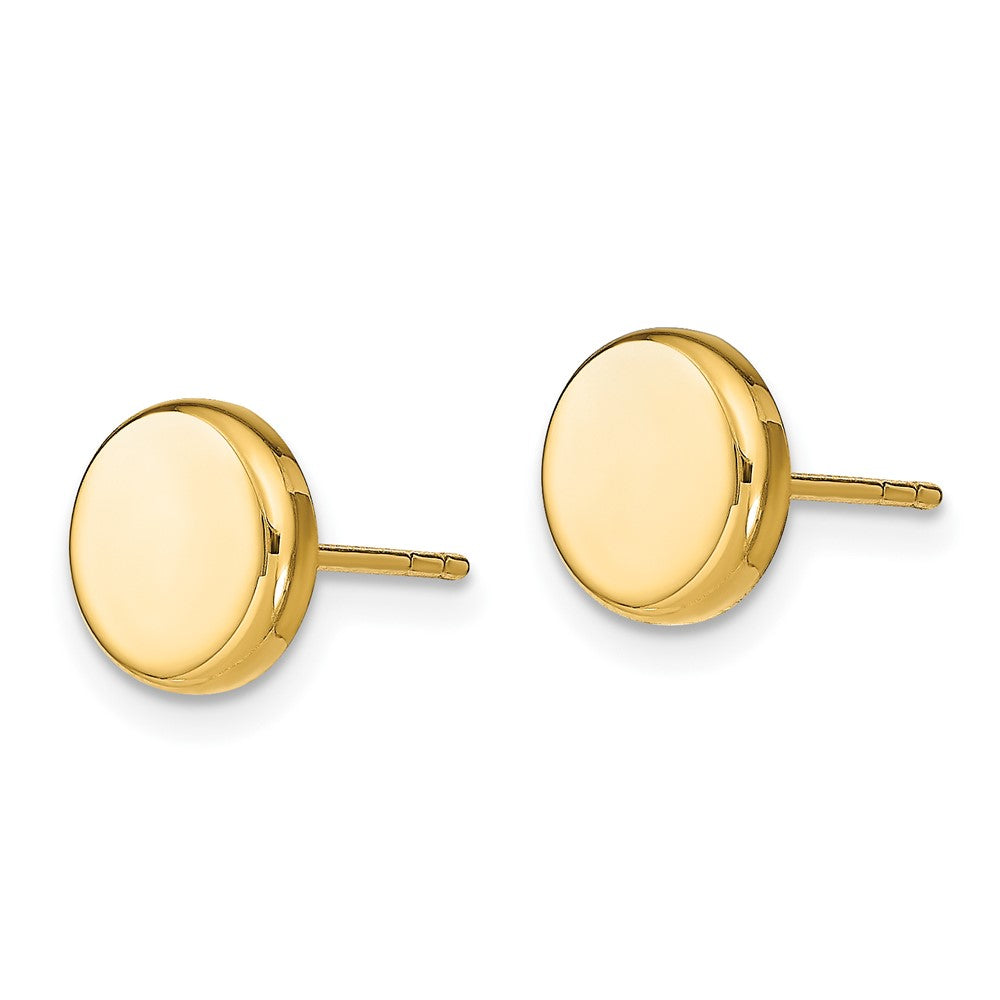 Leslie's 14k Polished Button Post EarringsLE2047