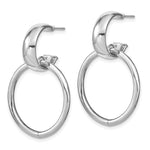 Load image into Gallery viewer, Leslie&#39;s 14K White Gold Polished Post Dangle EarringsLE2095W
