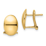 Load image into Gallery viewer, Leslie&#39;s 14K Polished Omega Back EarringsLE2118
