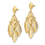 Load image into Gallery viewer, Leslie&#39;s 14k Polished D/C Post Dangle Chandelier EarringsLE2151
