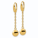 Load image into Gallery viewer, Leslie&#39;s 14k Polished Leverback EarringsLE2175
