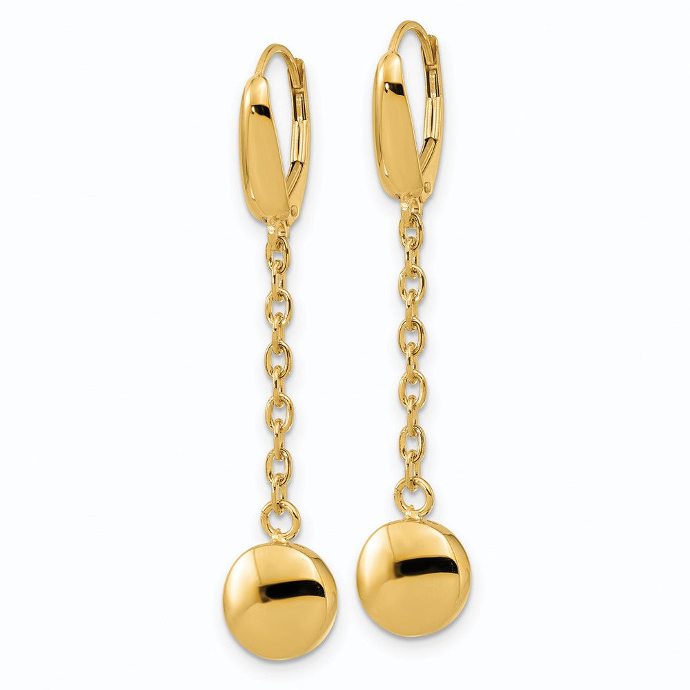 Leslie's 14k Polished Leverback EarringsLE2175