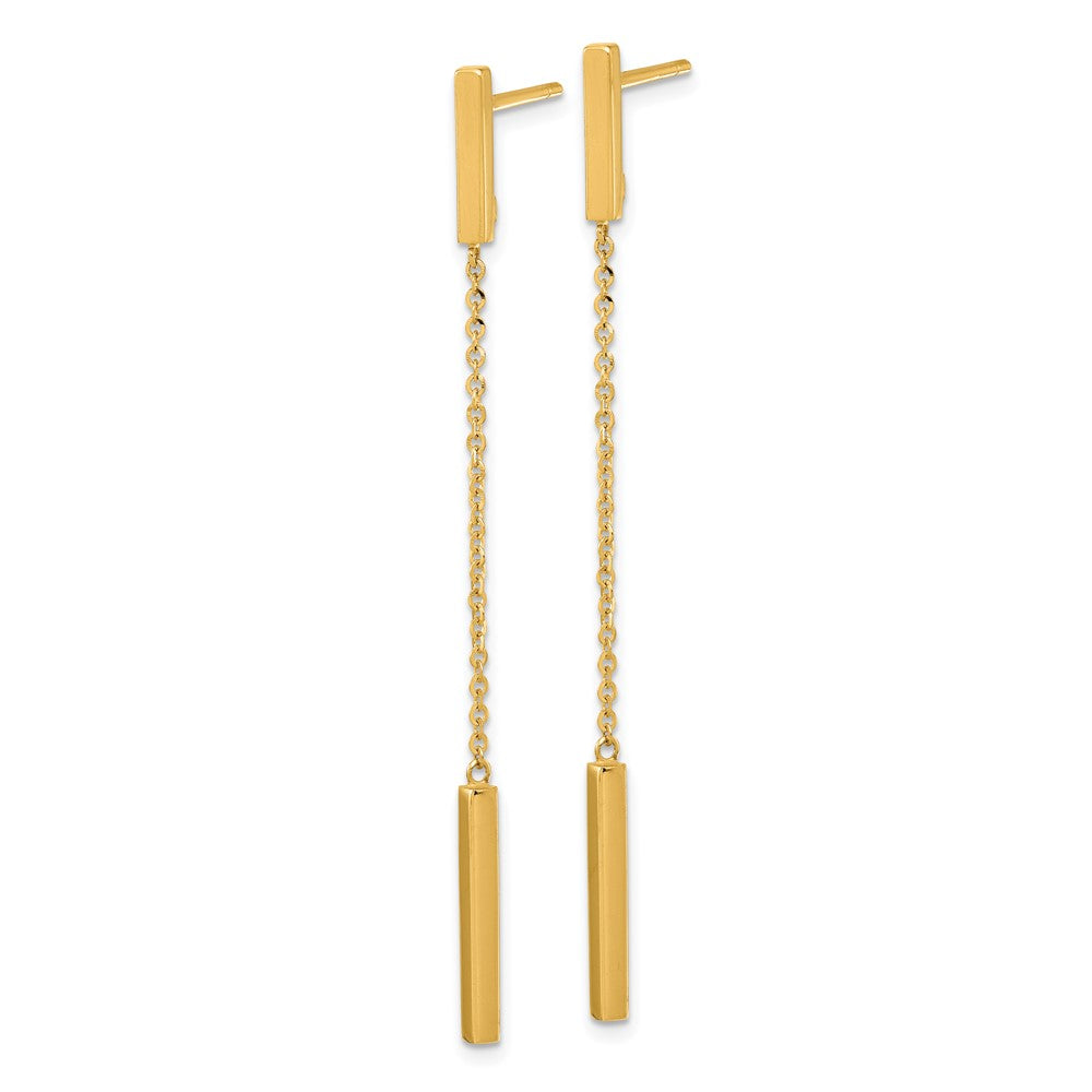 Leslie's 14k Polished Post Dangle EarringsLE2176