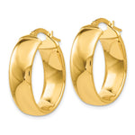 Load image into Gallery viewer, Leslie&#39;s 14K Polished Oval Hoop EarringsLE295
