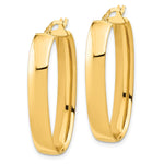 Load image into Gallery viewer, Leslie&#39;s 14K Polished Oval Hoop EarringsLE507
