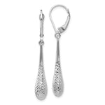 Load image into Gallery viewer, Leslie&#39;s 14K White Gold D/C Leverback EarringsLE609
