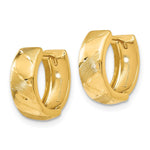 Load image into Gallery viewer, Leslie&#39;s 14K Polished and Satin Hinged Hoop EarringsLE616
