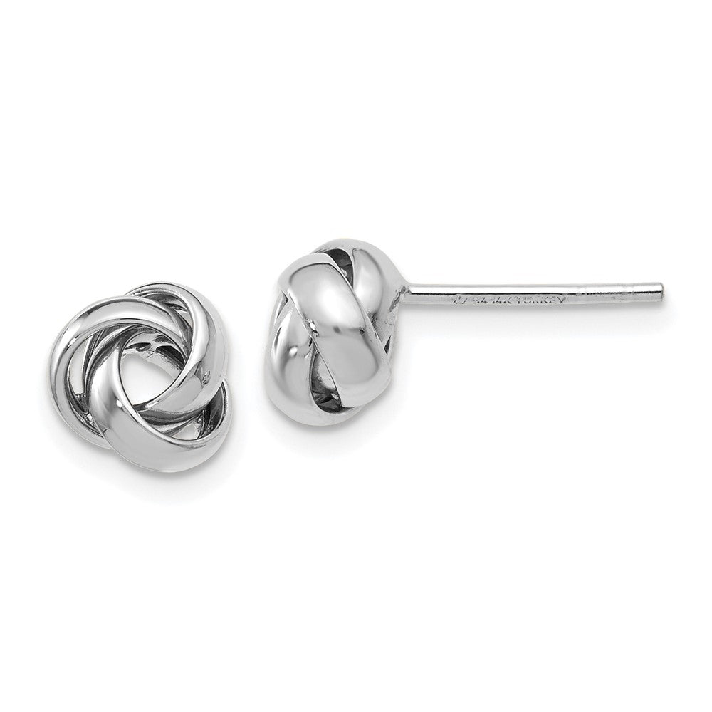 Leslie's 14K White Gold Polished Post EarringsLE627