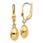 Load image into Gallery viewer, Leslie&#39;s 14K Polished Leverback EarringsLE673
