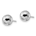 Load image into Gallery viewer, Leslie&#39;s 14K White Gold Polished Faceted Post EarringsLE678
