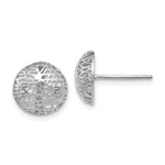 Load image into Gallery viewer, Leslie&#39;s 14K White Gold Textured Post EarringsLE690
