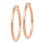 Load image into Gallery viewer, Leslie&#39;s 14K Rose Gold 2mm Polished Hoop EarringsLE887
