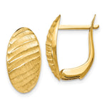 Load image into Gallery viewer, Leslie&#39;s 14K Brushed and Textured Hoop EarringsLE925
