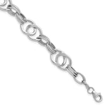 Load image into Gallery viewer, Leslie&#39;s 14K White Gold Polished Fancy Link BraceletLF1063-7.75
