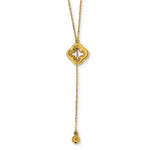 Load image into Gallery viewer, Leslie&#39;s 14K Polished Y-Drop NecklaceLF1069-18
