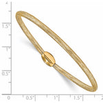 Load image into Gallery viewer, Leslie&#39;s 14K Polished Mesh Stretch BraceletLF1127
