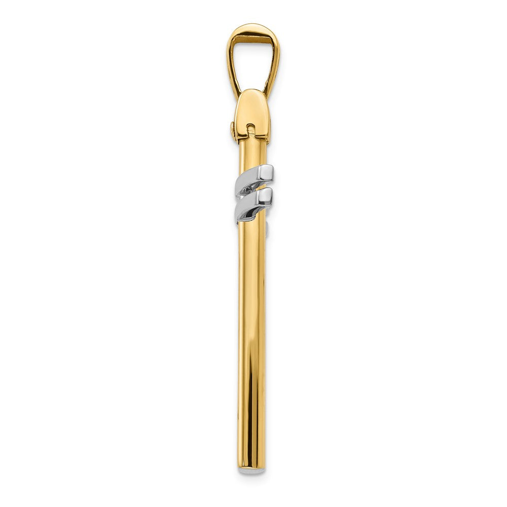 Leslie's 14K Polished Cross PendantLF1161