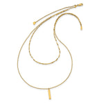 Load image into Gallery viewer, Leslie&#39;s 14K Polished D/C Adjustable 2 Layer w/3.5in ext. ChokerLF1188-12
