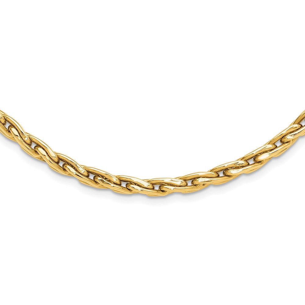 Leslie's 14K Polished Fancy Link NecklaceLF1195-17