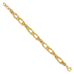 Load image into Gallery viewer, Leslie&#39;s 14K Polished Fancy Link BraceletLF1212-8
