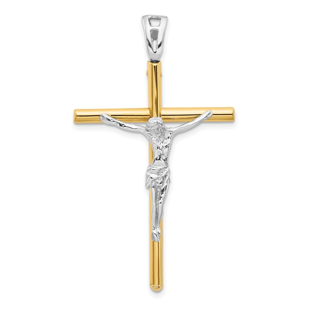 Leslie's 14K Two-tone Crucifix PendantLF1267