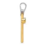 Load image into Gallery viewer, Leslie&#39;s 14K Two-tone Cross PendantLF1270
