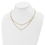 Load image into Gallery viewer, Leslie&#39;s 14K Polished Beaded Layered NecklaceLF1273-18

