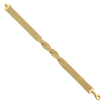Load image into Gallery viewer, Leslie&#39;s 14K Polished Multi Strand Twisted BraceletLF1275-7.5
