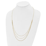 Load image into Gallery viewer, Leslie&#39;s 14K Polished D/C Layered Adjustable Slip-on NecklaceLF1276
