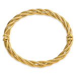 Load image into Gallery viewer, Leslie&#39;s 14K Polished Twisted Hinged BangleLF1284

