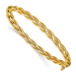 Load image into Gallery viewer, Leslie&#39;s 14K Polished Weaved Hinged BangleLF1285
