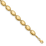 Load image into Gallery viewer, Leslie&#39;s 14k Polished BraceletLF1304-7.5

