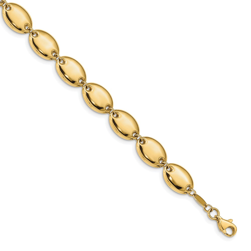Leslie's 14k Polished BraceletLF1304-7.5