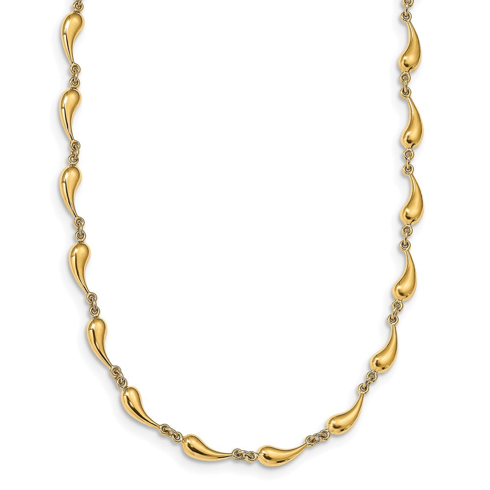 Leslie's 14k Polished NecklaceLF1305-17.75