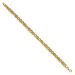 Load image into Gallery viewer, Leslie&#39;s 14k Polished Fancy Link BraceletLF1309-7.5
