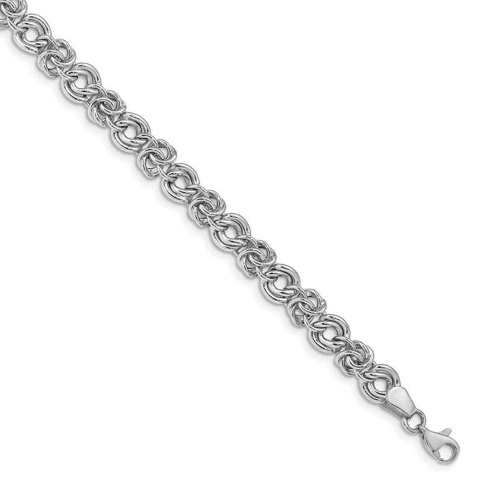 Leslie's 14k Polished Fancy Link BraceletLF1317-7.5