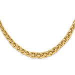 Load image into Gallery viewer, Leslie&#39;s 14k Polished and Textured w/ .5in ext NecklaceLF1320-18
