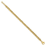 Load image into Gallery viewer, Leslie&#39;s 14k Polished and Textured w/ .5in ext BraceletLF1320-7.5
