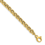 Load image into Gallery viewer, Leslie&#39;s 14k Polished and Textured w/ .5in ext BraceletLF1320-7.5
