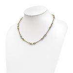Load image into Gallery viewer, Leslie&#39;s 14k Two-tone Polished w/1in ext NecklaceLF1321-17
