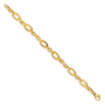 Load image into Gallery viewer, Leslie&#39;s 14k Polished Link BraceletLF1322-8.25
