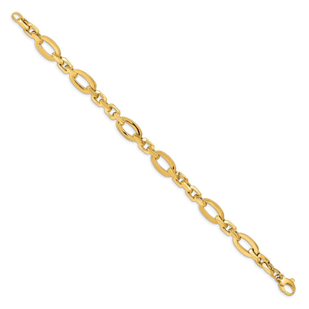 Leslie's 14k Polished Link BraceletLF1322-8.25