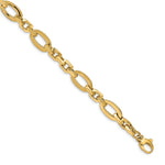 Load image into Gallery viewer, Leslie&#39;s 14k Polished Link BraceletLF1322-8.25
