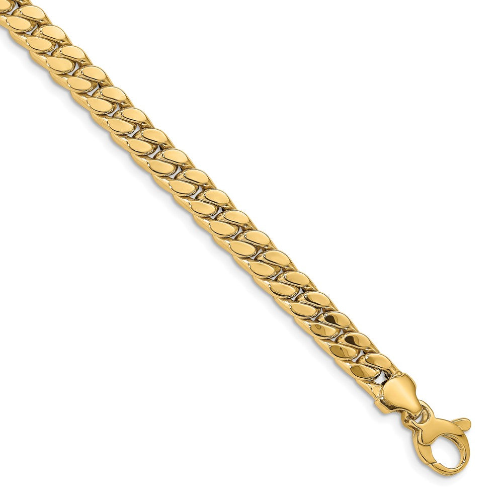 Leslie's 14k Men's Polished Curb BraceletLF1325-8.5