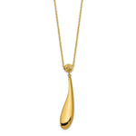 Load image into Gallery viewer, Leslie&#39;s 14k Polished Diamond-cut w/ 2in ext NecklaceLF1339-17
