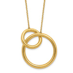 Load image into Gallery viewer, Leslie&#39;s 14k Polished w/ 2in ext NecklaceLF1340-17
