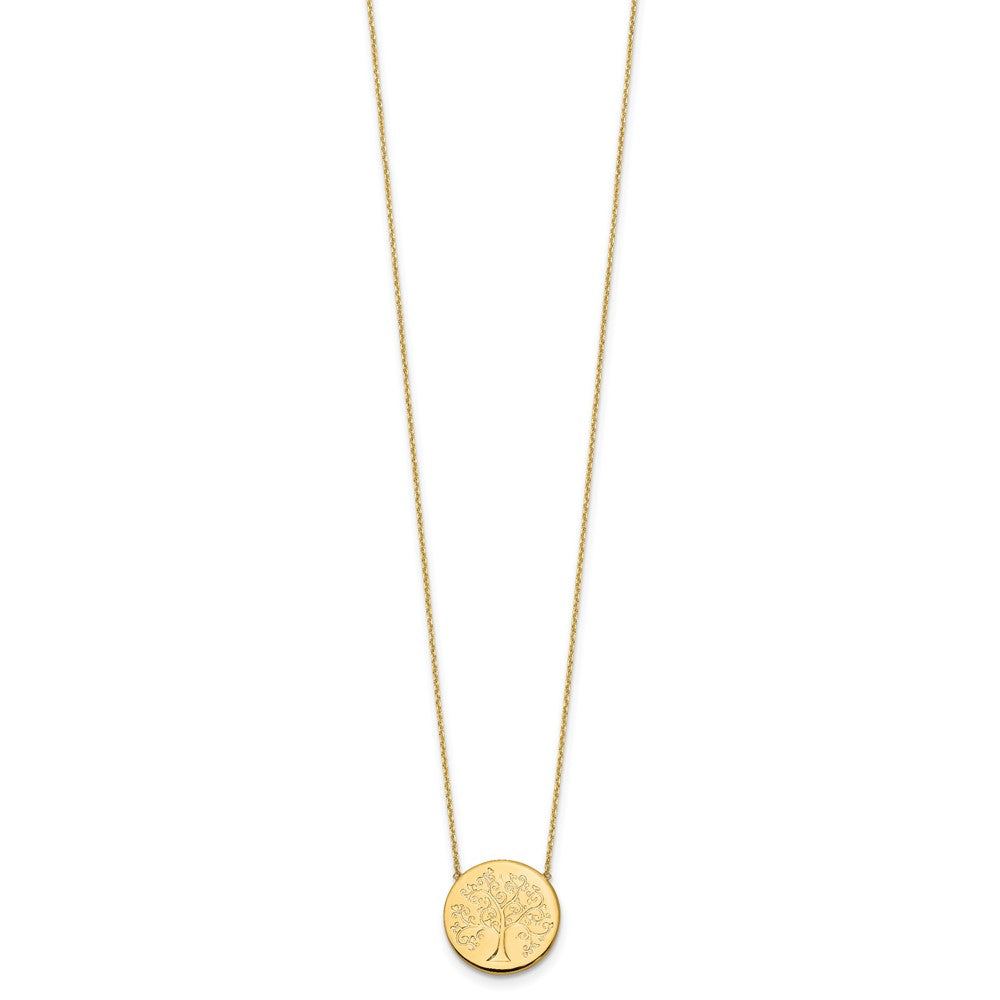 Leslie's 14k Polished Tree of Life NecklaceLF1350-18
