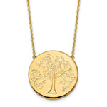Load image into Gallery viewer, Leslie&#39;s 14k Polished Tree of Life NecklaceLF1350-18
