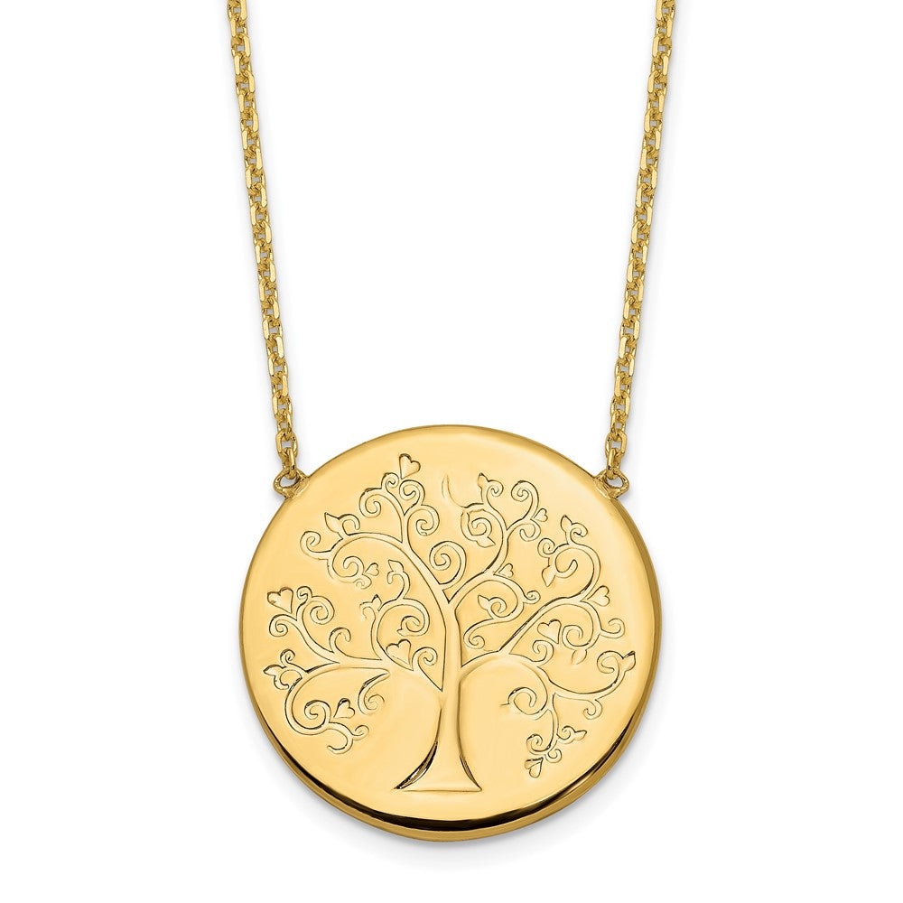 Leslie's 14k Polished Tree of Life NecklaceLF1350-18
