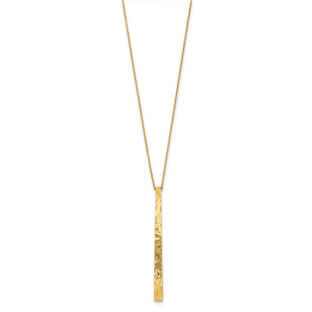 Leslie's 14k Polished D/C NecklaceLF1351-18